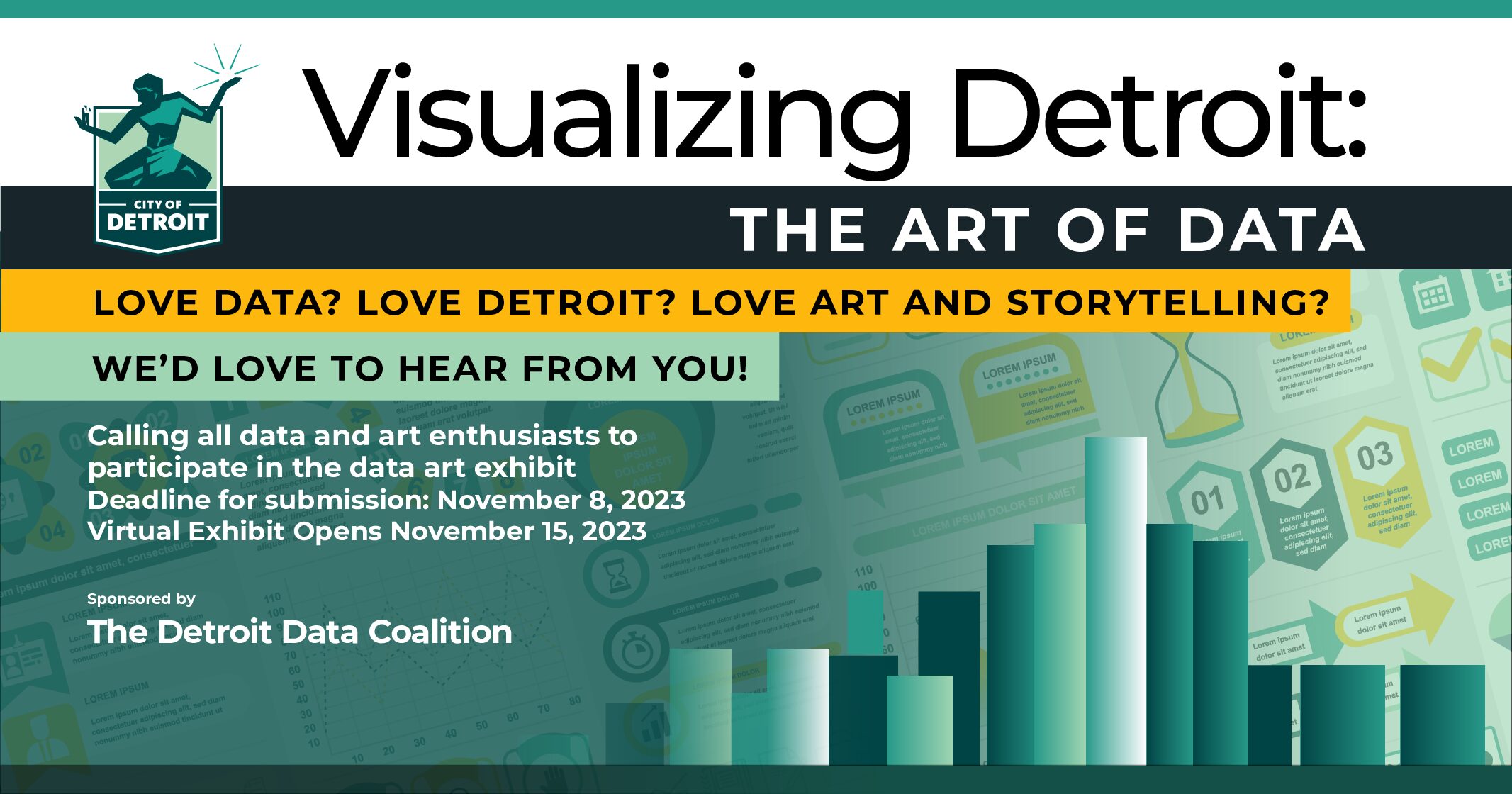 Detroit Data Coalition hosting data art show during October’s Digital Inclusion Week